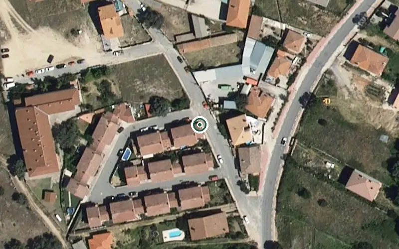 Vista aérea de la ubicación de Unidad de Estancias Diurnas Aires de Gredos