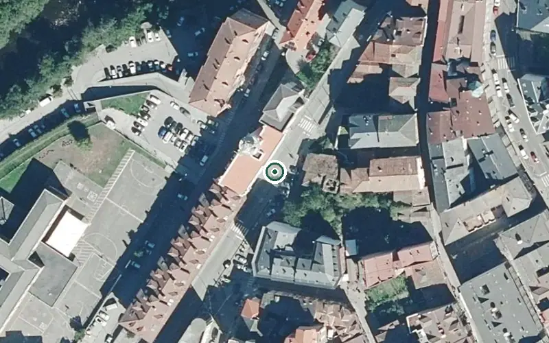 Vista aérea de la ubicación de Centro de Día Cangas del Narcea