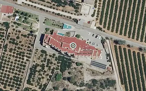 Vista aérea de la ubicación de Residencia P.m.d. Virgen de Aguas Vivas