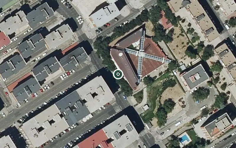 Vista aérea de la ubicación de Centro de Día Asispa Nueva Edad