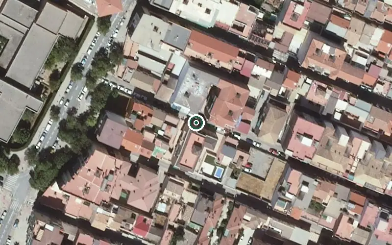 Vista aérea de la ubicación de Centro de Día para Mayores My Recreo
