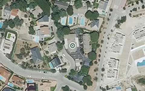 Vista aérea de la ubicación de Residencia Gladiolos