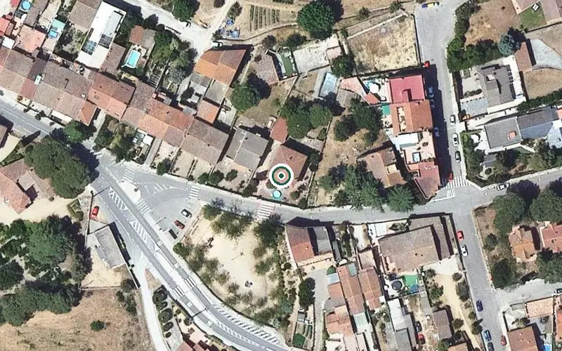 Vista aérea de la ubicación de Les Moreres - Residència per a gent gran