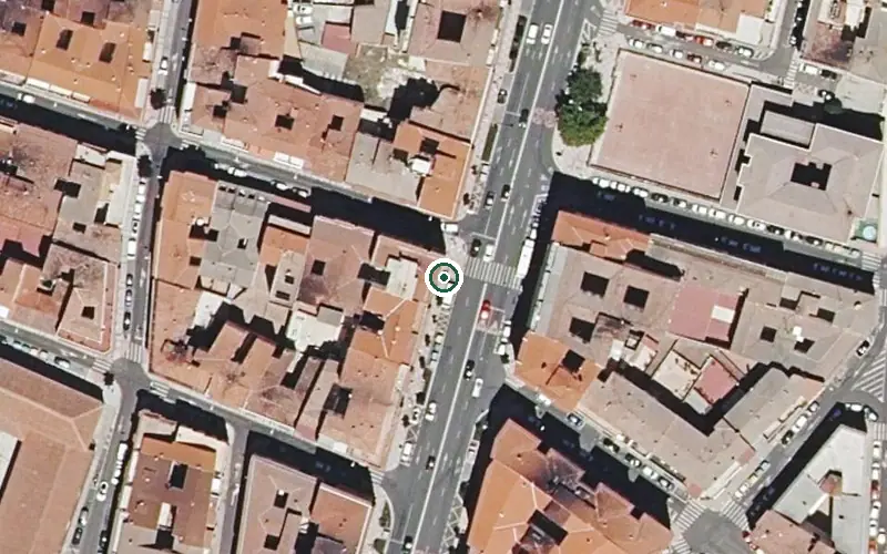Vista aérea de la ubicación de Centro de Día Salamanca Vida