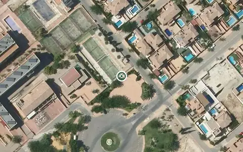 Vista aérea de la ubicación de Centro de Día para Mayores Virgen de la Capilla