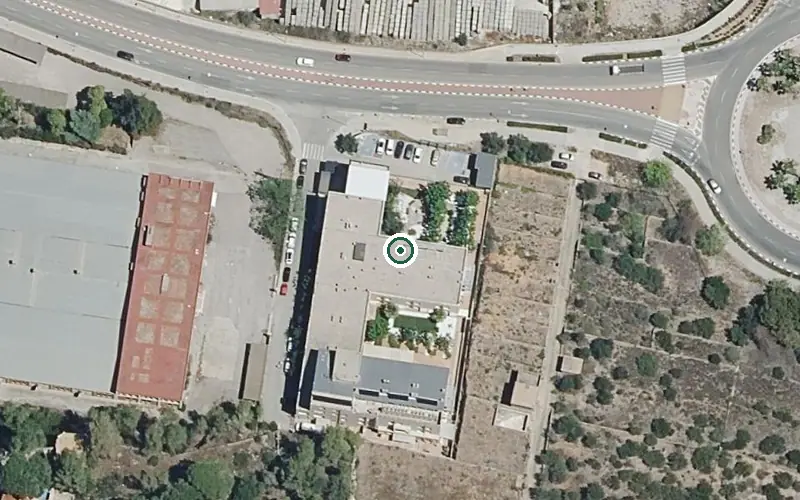 Vista aérea de la ubicación de Residencia P.m.d. Solimar Alzira
