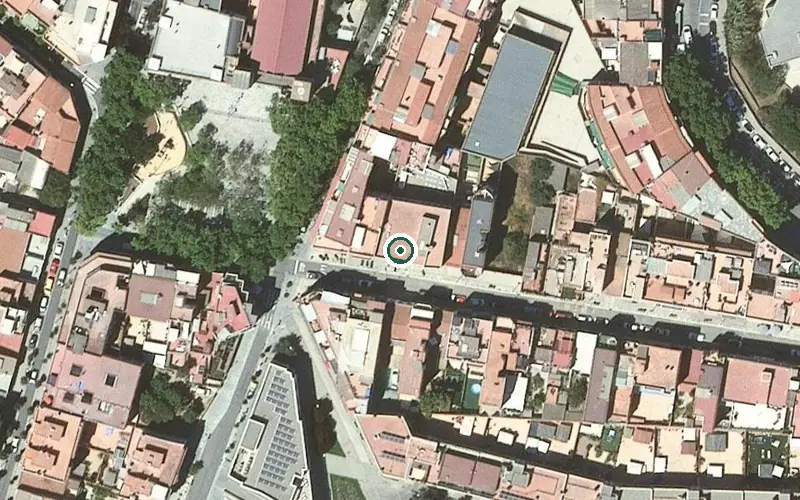 Vista aérea de la ubicación de Centre de dia per a Gent Gran Trinitat Vella