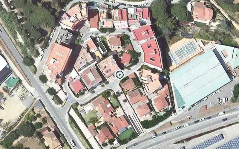 Vista aérea de la ubicación de Residència Floridadorada