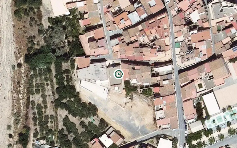 Vista aérea de la ubicación de Residència Mare de Déu de la Riera