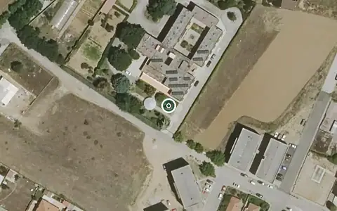 Vista aérea de la ubicación de Residencia de Mayores Concepción Calderon