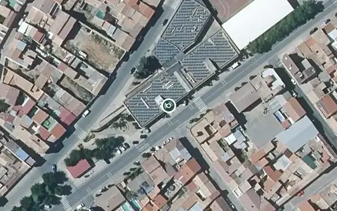 Vista aérea de la ubicación de Centro de Día Municipal