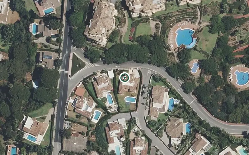 Vista aérea de la ubicación de Experiencia Piloto Marbella Senior Living