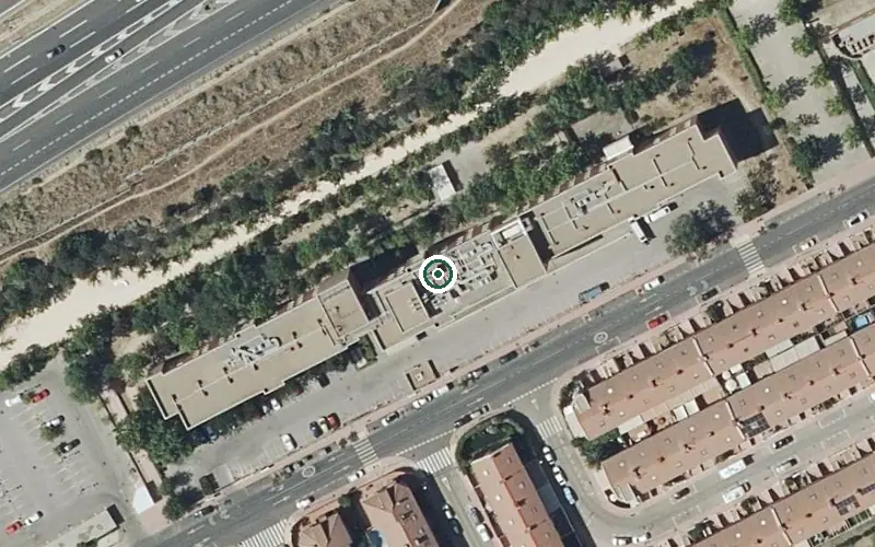 Vista aérea de la ubicación de Residencia Amavir Alcalá (Plan Velocidad)