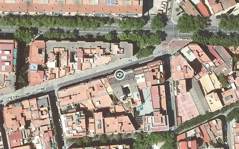 Vista aérea de la ubicación de Residencia Idea Vilapicina