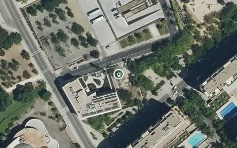 Vista aérea de la ubicación de Residencia Emera Méndez Álvaro