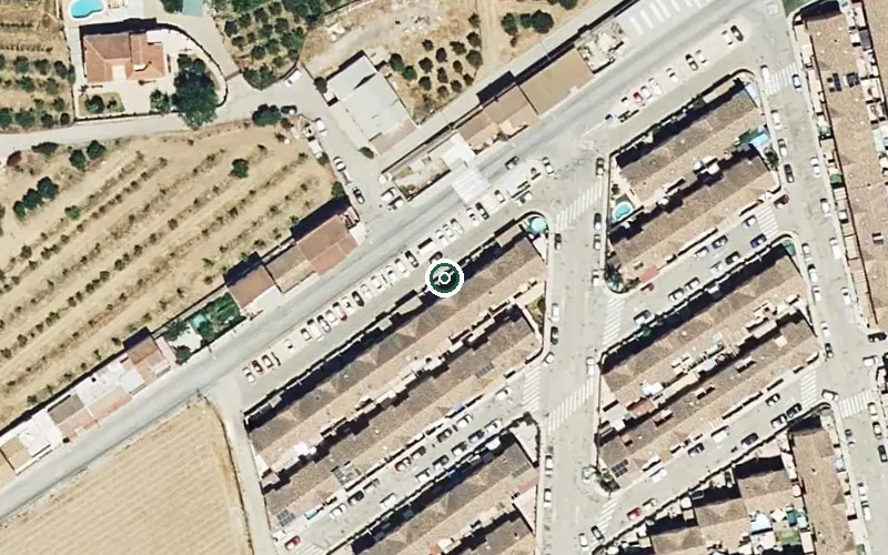 Vista aérea de la ubicación de Centro de Día para Mayores la Esperanza