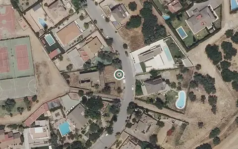 Vista aérea de la ubicación de Centro Residencial Virgen de Fátima