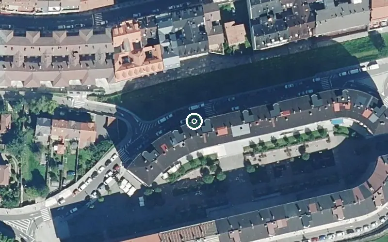 Vista aérea de la ubicación de Centro de Día San Melchor