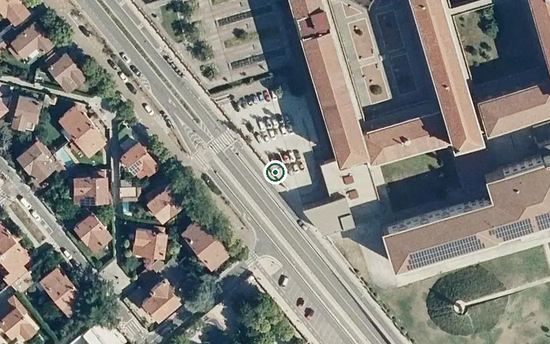 Vista aérea de la ubicación de Centro de Día para Mayores Amavir Argaray Pamplona