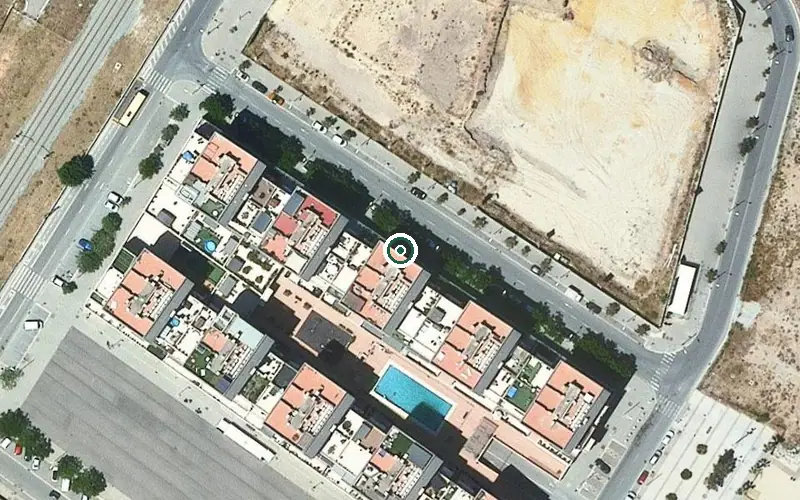 Vista aérea de la ubicación de Residència Maristany