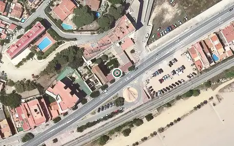 Vista aérea de la ubicación de Residència Guillem Mas de Canet de Mar