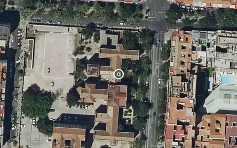 Vista aérea de la ubicación de Residencia Fausta Elorz
