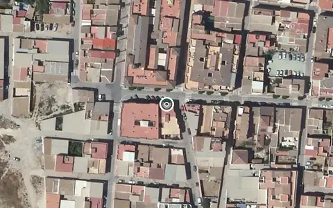 Vista aérea de la ubicación de Centro Residencial Nuestra Señora del Rio