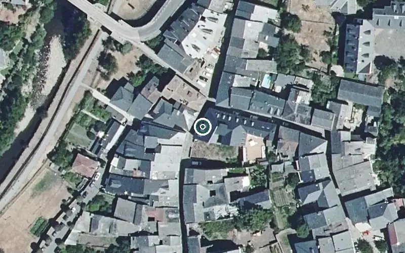 Vista aérea de la ubicación de Residencia de Personas Mayores San Lazaro