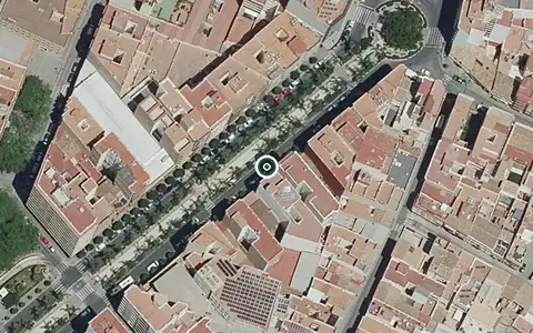 Vista aérea de la ubicación de Residencia para Personas Mayores Dependientes Mi Vedat