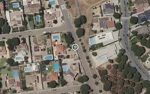 Vista aérea de la ubicación de Centro Residencial para Mayores Bouco Aljaraque