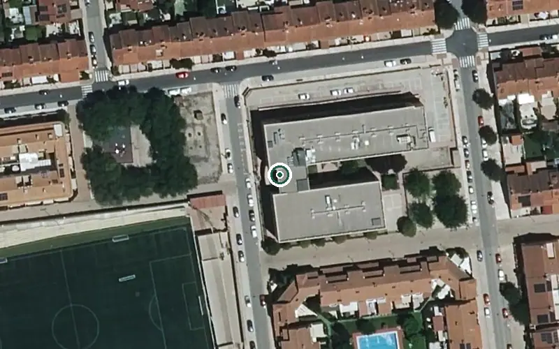 Vista aérea de la ubicación de Residencia de Mayores Alabega