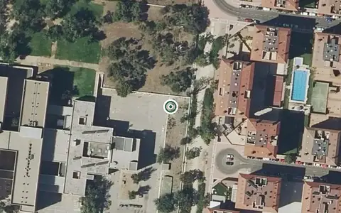 Vista aérea de la ubicación de Residencia Francisco de Vitoria