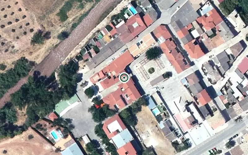 Vista aérea de la ubicación de Centro de Día para Mayores Guadalimar