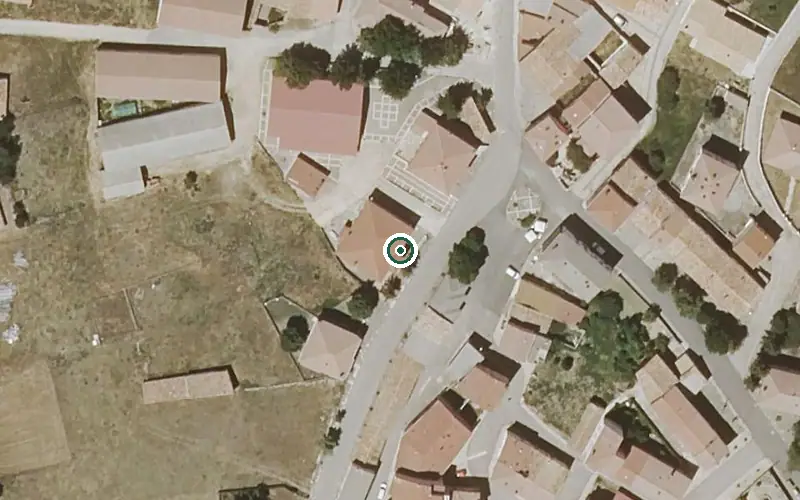 Vista aérea de la ubicación de Vivienda Municipal de Mayores