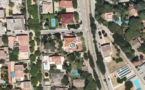 Vista aérea de la ubicación de Hotel Residència Reig
