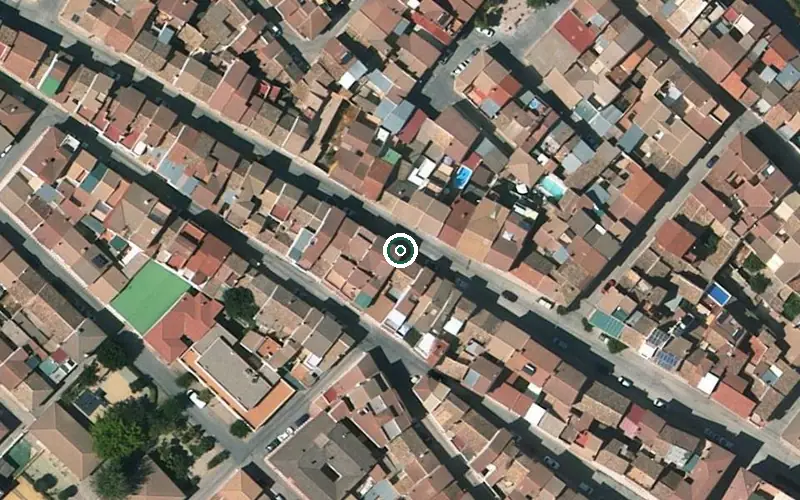 Vista aérea de la ubicación de Residencia para Personas Mayores la Inmaculada