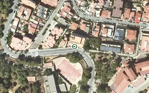 Vista aérea de la ubicación de Residència Parc del Guinardó