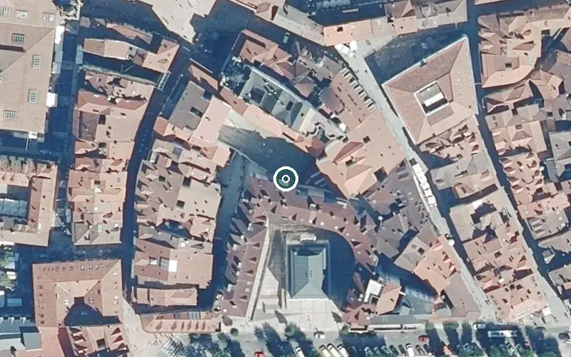 Vista aérea de la ubicación de Centro de Día Campillín