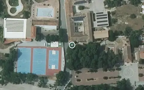 Vista aérea de la ubicación de Residencia de Mayores Nuestra Señora de la Caridad