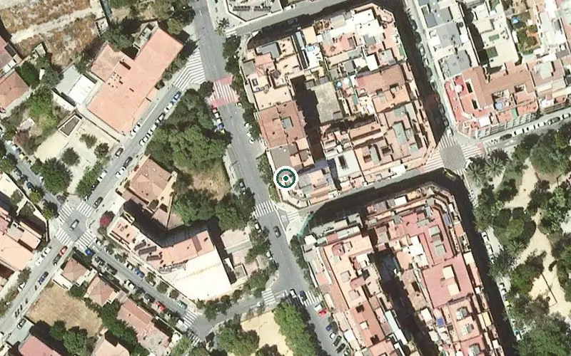 Vista aérea de la ubicación de Residència Fèlix Llobet