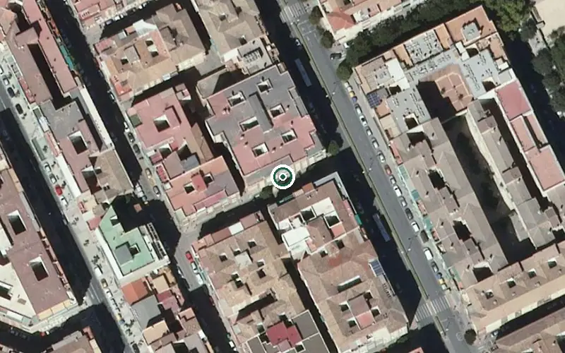 Vista aérea de la ubicación de Centro de Día para Mayores Camino de Ronda