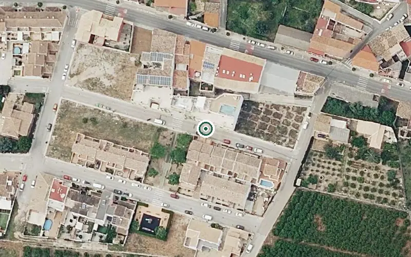 Vista aérea de la ubicación de Residencia para Personas Mayores Dependientes Benimeli Club Residencial