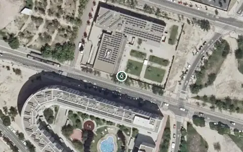 Vista aérea de la ubicación de Residencia Fundaz Santa Bárbara