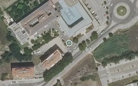 Vista aérea de la ubicación de Residencia de Mayores San Diego