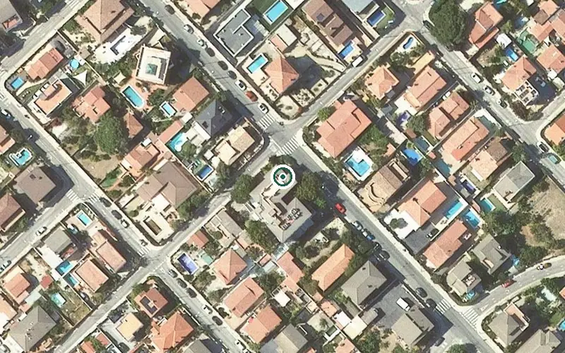 Vista aérea de la ubicación de Residencia asistida Albarrosa II
