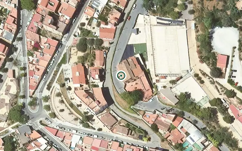 Vista aérea de la ubicación de Residència assistida per a gent gran Vibentia Mullerat