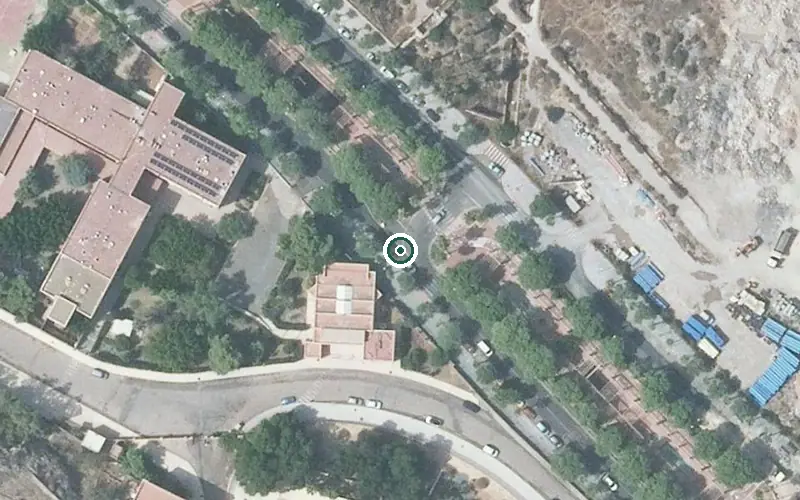 Vista aérea de la ubicación de Residencia de Personas Mayores Ballesol Almería