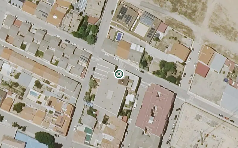 Vista aérea de la ubicación de Residencia de Mayores San Ramón y la Milagrosa