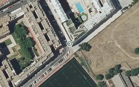 Vista aérea de la ubicación de Residencia Sanitas Henares
