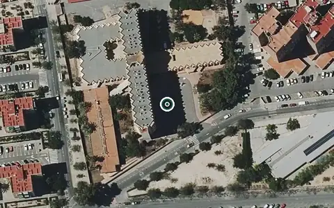 Vista aérea de la ubicación de Residencia P.m.d. Alacant